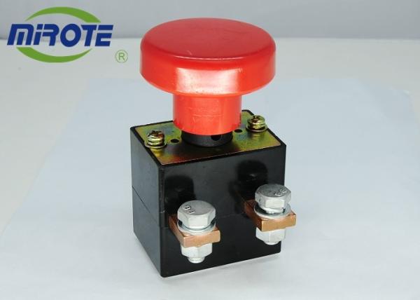 Cheap Custom Micro Latching Push Button Switch  , Mushroom Emergency Stop Button 125A for sale