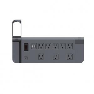 China 7 outlet Power Strip and Extension Socket With Circuit Breaker 2 Type C LED Light 2*7W 500 Lumin 2 Rotating 180° on sale