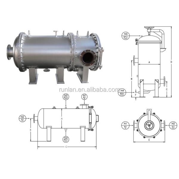 Industry High Flow Cartridge Filter Equipment Customizable and for Water Filtration