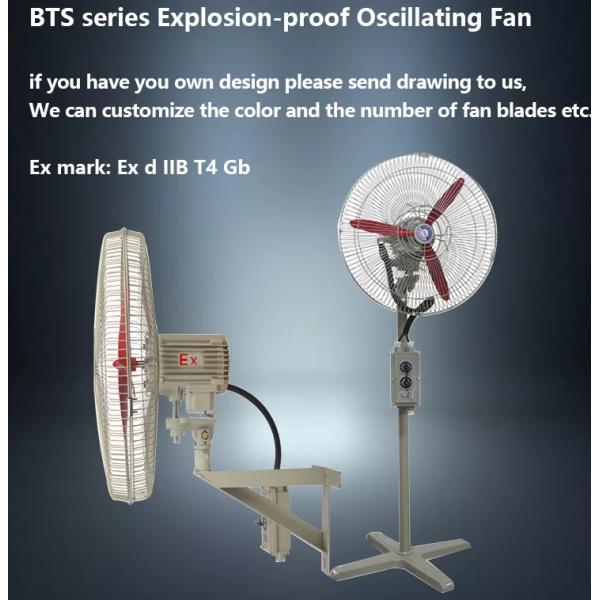 Explosion Proof Shaking Head Fan Wall-Mounted Floor Type WF1