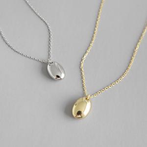 Best 925 Sterling Silver Gold Plated Bead Charm Pendant Chain Necklace wholesale