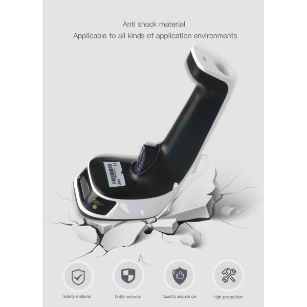 1D Portable Barcode Scanner CCD Scan Type 32 Bit CPU CE ROHS FCC Certificated