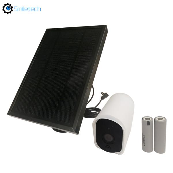 Waterproof TUYA 1080P Outdoor 2MP Bullet Camera PIR Motion Detection Low Power consumption solar Powered WIFI camera