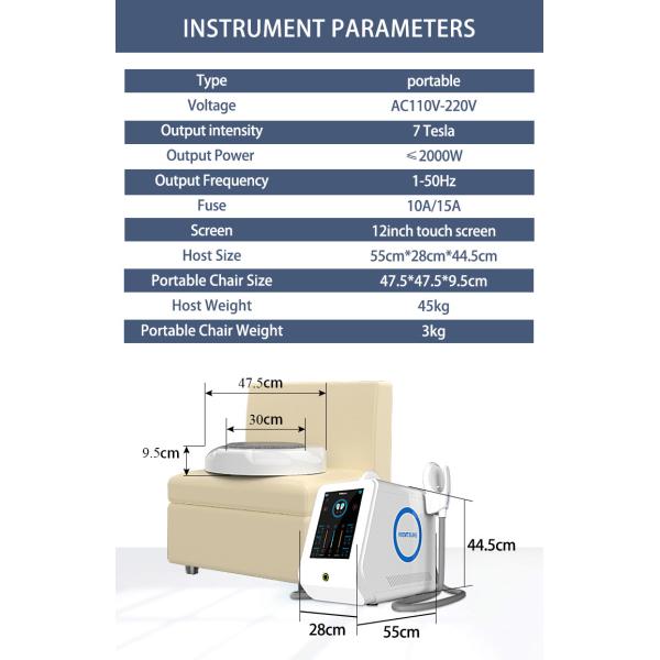 2300W EMS Muscle Stimulator Machine , EMS Body Slimming Machine