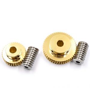 Best 0.8 Mold Copper Worm Gear 20T 25T 30T With Quenching Tempering wholesale