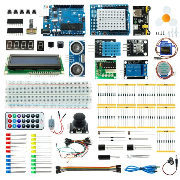 Cheap Light Weight Arduino Starter Kit UNO R3 Board Atmega328p Starter Kits for sale