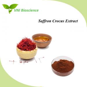 Best Natural Saffron Flower Extract Red Brown Powder Crocus Sativus Extract wholesale