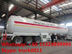 Best 59600 liters ASME Material tri-axle Gas delivery trailer for sale, lpp trailer for sale, 25tons bulk propan gas trailer wholesale