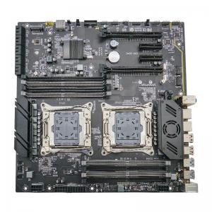 Best High Performance X99 Dual CPU/Socket Motherboard Xeon E5 LGA2011-3 Dual Channel DDR4 Max 256G For Server Motherboard wholesale