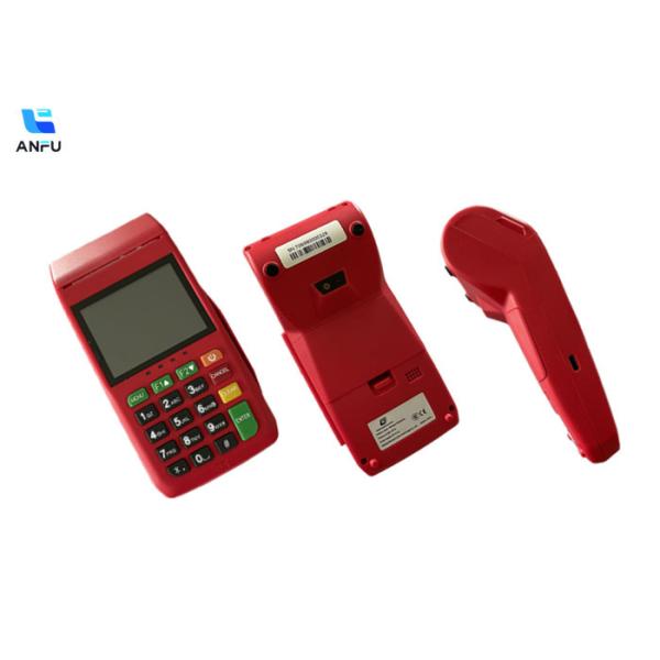 Linux RTOS NFC Pos Terminal Sysyem Credit Card Debit Card Swipe Handheld Machine With Wifi Printer