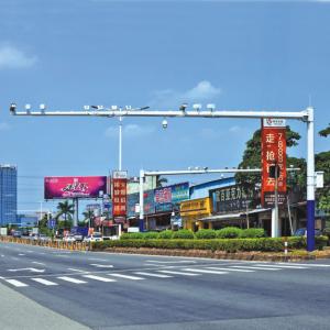 China Traffic Surveillance CCTV Camera Poles Support Signal Light Sign Cantilever on sale