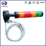 Rail transit wire harness with JD701 IP65 70mm Multi layer Warning lamp