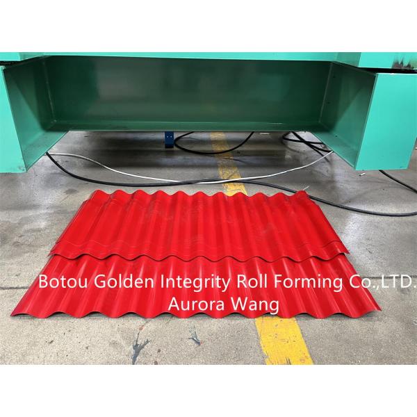Metal Corrugated Roof Sheet Roll Forming Machine Cold Galvanizing Line