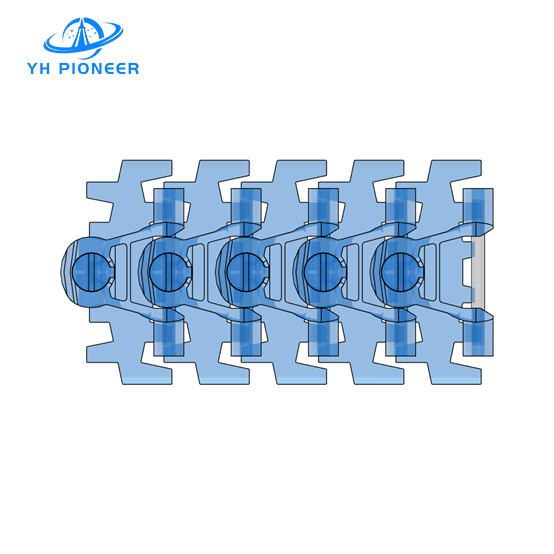 Conveyor System Seamless Toothed Chain For Modular Automation Systems