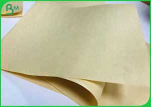 China Biodegradable Bamboo Pulp Paper 70g 90g Brown Packaging Paper For Food Wrapper on sale