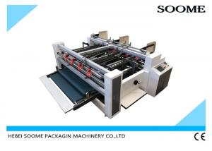 Best Double Piece Semi Automatic Carton Folder Gluer For Corrugated Box wholesale