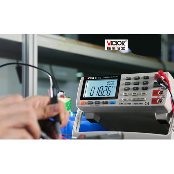 USB Interface Benchtop Digital Multimeter 1000V 10A With Backlight