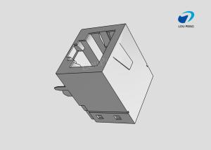 China RJ45 Connectors, RJ45, Single Port, Port Matrix Configuration 1 x 1, RJ Type Jacks & Plugs,RJ45,Side,8P8C,R/A,50u Au on sale