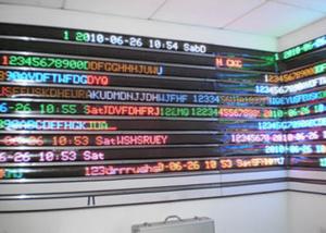 China Outdoor Programmable Scrolling LED Sign , High Brightness LED Text Display Board on sale