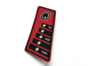 Best LED Embeded Backlight Matrix FFC Membrane Switch Panels With Errows wholesale
