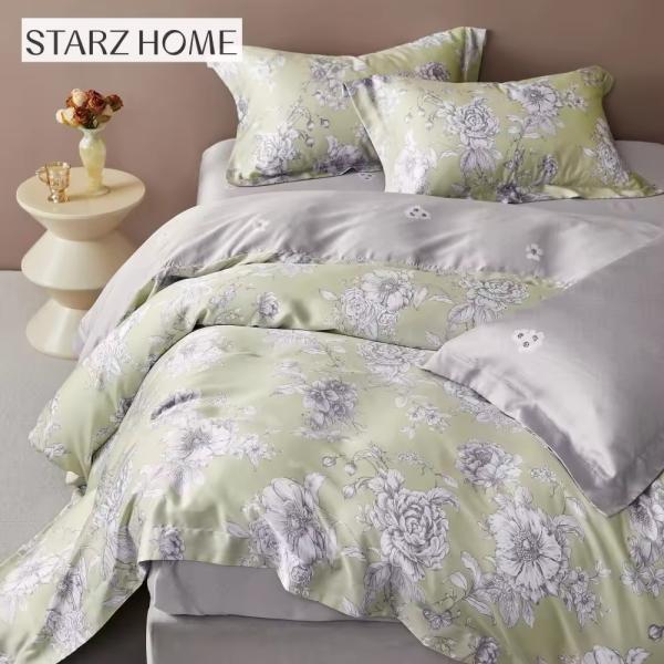 Add a Touch of Elegance to Your Bedroom with Our All-Season Floral Printed Bedding Set
