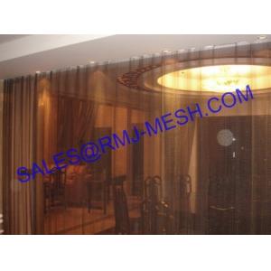 Best Coil Wire Mesh Curtains , Metal mesh drape , Metal mesh blinds wholesale