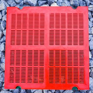 China New High Elasticity Coal Mining Screen Mesh Vibrating Polyurethane Pu Screen Linear Type with 6 Month Warranty on sale