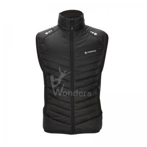 China Men's Lightweight Water Resistant Puffer Vest Sleeveless Padded Coat 100% Nylon on sale