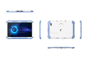 China Cheap Rugged Tablet PC 10 Inch Android 8.1 With 4GB 64GB IP65 Waterproof Shockproof PC Tablet With Hand Strap on sale