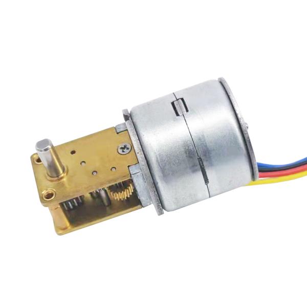 Output Shaft Customized 20mm Stepper Motor And Worm Gearbox