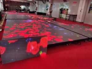 Best China P4.81 Disco Party Event Portable Panel Entertainment 3D Mirror LED dance floor panels Cost wholesale