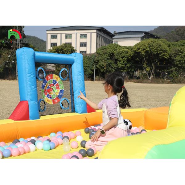 Inflatable Bouncer Combo Bounce House Double Lane Inflatable Water Slide With Water Pool Trampoline Shooting Net Basket Climbing