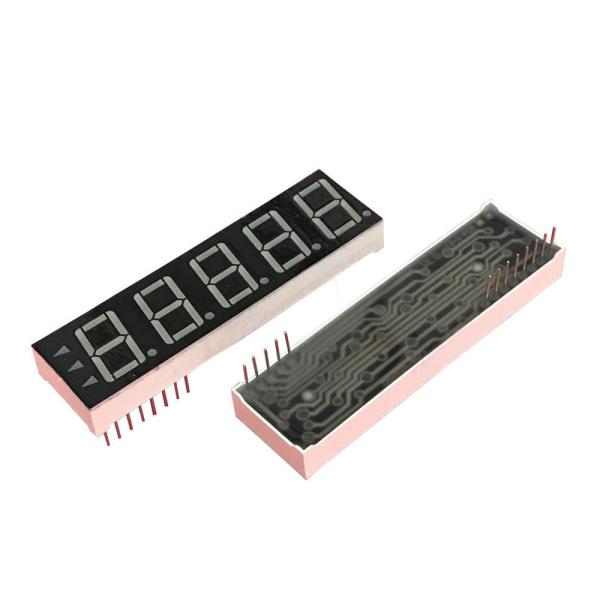 Cheap 7 Segment Digital Dot Matrix Led Numeric Display SMD RGB Anode Black/ Grey color for sale