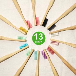 Best Mixed Color Bamboo Adults Charcoal Oral Care Toothbrush wholesale