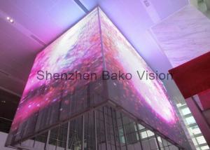 Best 3D Glass LED Display Transparent Indoor Outdoor LED Video Wall Screen For Advertising / Stage Show wholesale