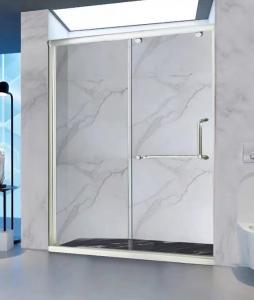 Best One Fixed One Sliding Aluminium Shower Door 1.9M Height 1.8M Width Polishing wholesale