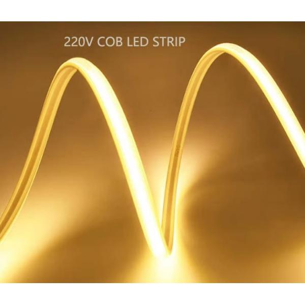 COB 288leds high voltage indoor and outdoor flexible COB led strip light 110V 220V