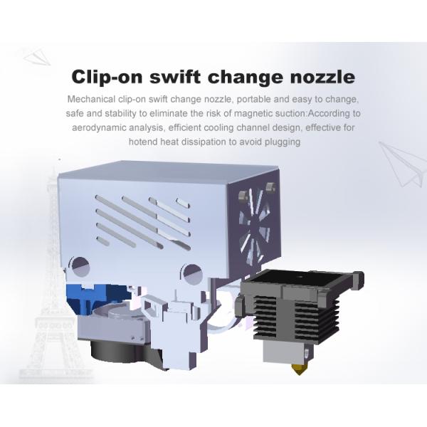 FDM Plate 0.8mm Nozzle Smart 3D Printer Toy DIY JCVISION 100W