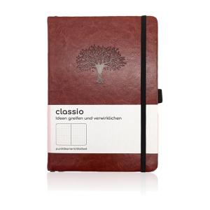 China Medium Size A5 Dot Grid Notebook , Custom Logo Notebooks With Numbered Pages on sale