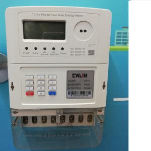 China LCD Display IEC 62053 Three Phase Electric Meter Working Wide Voltage Range on sale