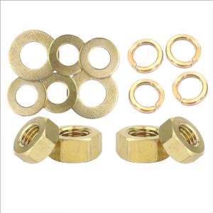 Best China Fastener Factory Copper Products Copper Nuts Brass Hardware Standard Parts wholesale