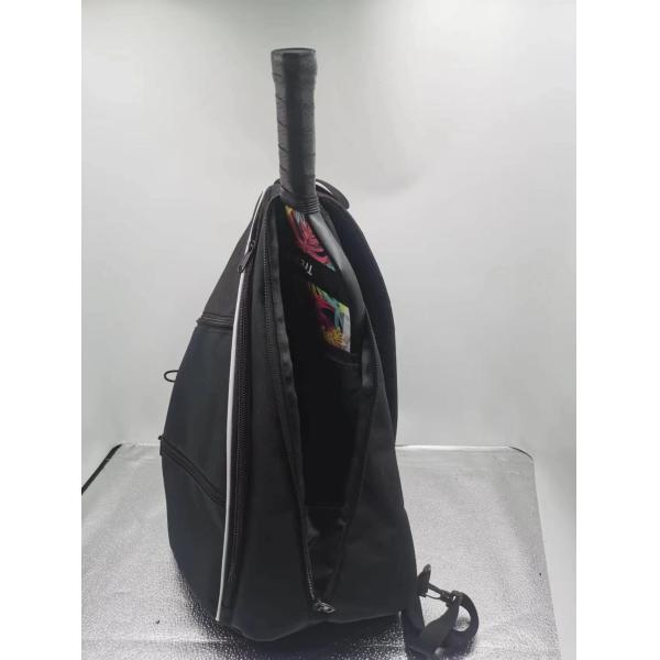 Premium Black Pickleball Racket Bag With Nylon Material 1 Year