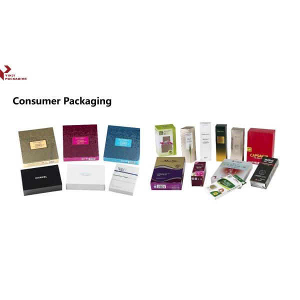 Flap Folding Packaging Paper Box For Cosmetic CMYK 4 Color Offset Printing