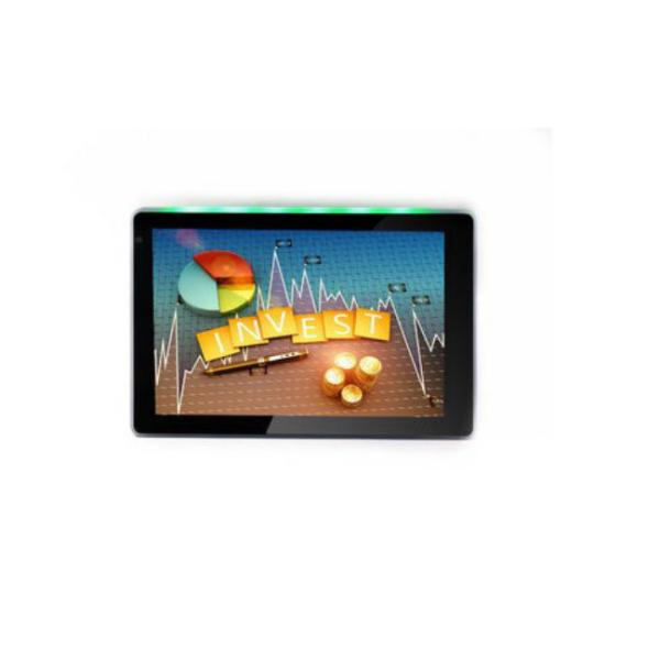 Cheap 7 Inch Customized Splash Screen Wall Mount Android OS Kiosk Touch Panel PC With Temperature Sensor for sale
