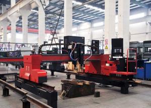 Best Gantry Type CNC Plasma Gas Cutting Machine with 1 Gas Torch 1 Plasma Torch wholesale