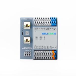 China Decowell CC-Link Ie Field Basic I/O Module 8di8do PLC IO Module ODM CI-8800-C2NN on sale