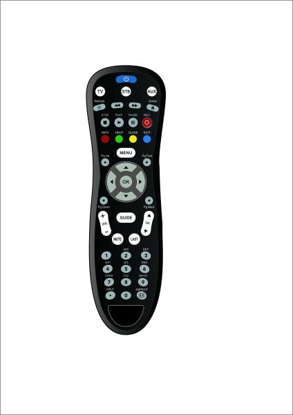 Cheap Powerful Multi Manual Language Remote Control For TV Permanent Memory Function for sale