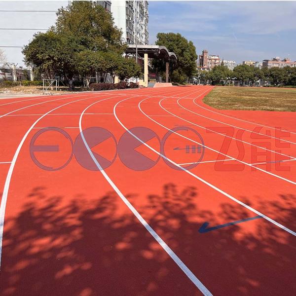 Athletic Prefabricated Running Track Synthetic Long Jump Runway 20m