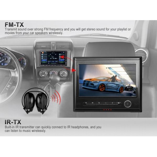 Hot selling! 9 inch Car headrest monitor with high definition digital screen support AV in