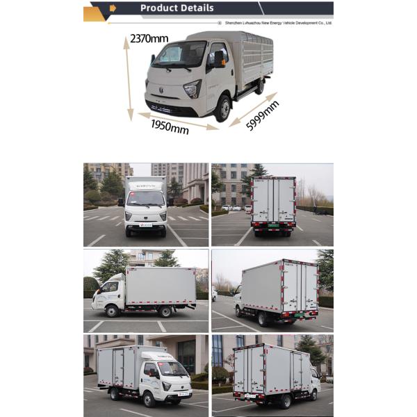 Feidi Di Tu EF3 Pure Electric Mini Truck White Color 250km Cruising Range Large Space
